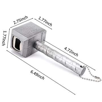 Lmaytech Hammer-Shaped Beer Bottle Opener with Magnet