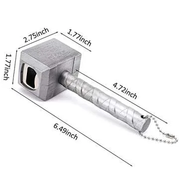 Lmaytech Hammer-Shaped Beer Bottle Opener with Magnet