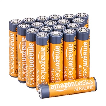 Amazon Basics 20-Pack AAA Alkaline Batteries Long-Lasting Power