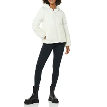 Trendy Sherpa Puffer Jacket for Women by Amazon Essentials