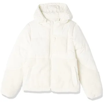 Trendy Sherpa Puffer Jacket for Women by Amazon Essentials