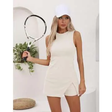Stylish Bankeng Women's Tennis Dress with Built-in Shorts