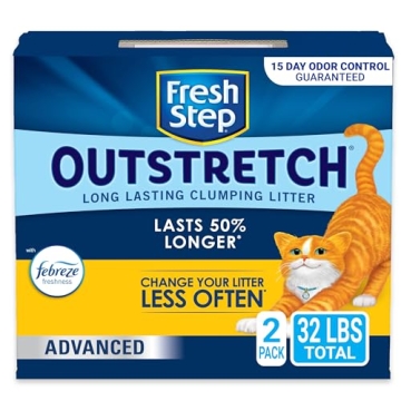 Fresh Step Outstretch Clumping Litter with Febreze - 32 lbs