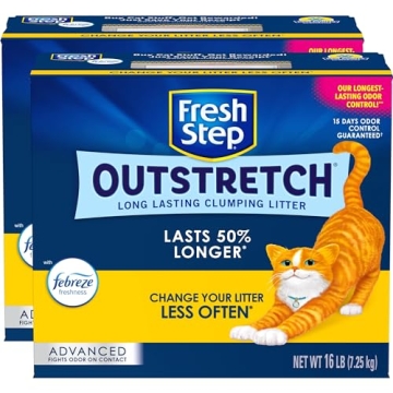 Fresh Step Outstretch Clumping Litter with Febreze - 32 lbs