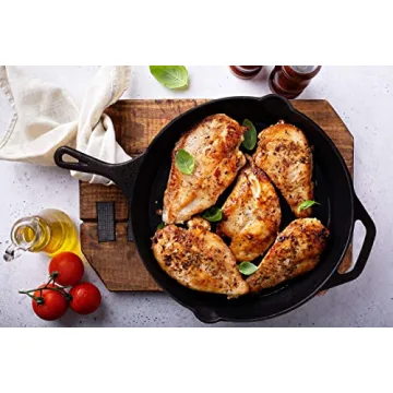 Utopia Kitchen 12-Inch Cast Iron Skillet for Perfect Cooking