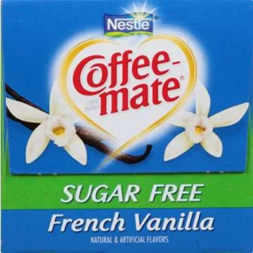 Sugar Free French Vanilla Creamer | Coffee Mate Singles