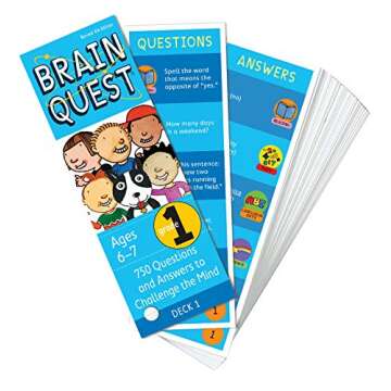Brain Quest 1st Grade Q&A Cards: 750 Questions and Answers to Challenge the Mind. Curriculum-based! Teacher-approved! (Brain Quest Smart Cards)