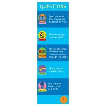 Brain Quest 1st Grade Q&A Cards: 750 Questions and Answers to Challenge the Mind. Curriculum-based! Teacher-approved! (Brain Quest Smart Cards)