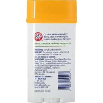ARM & HAMMER Essentials Deodorant Wide Stick Clean Juniper Berry 2.5 oz