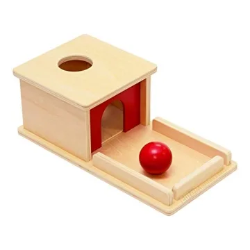 Montessori Object Permanence Box Wooden Toy for Kids