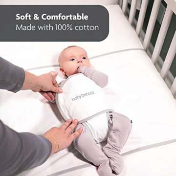 Baby Brezza Safe Sleep Swaddle Blanket for Newborn Comfort