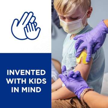 Bionix - ShotBlocker, Eases Discomfort from Immunizations & Injections, Great Alternative to Numbing Creams, Use at Home or On-The-Go, Safe for Kids, Easy-to-Use, Single Patient Use (5 Count)