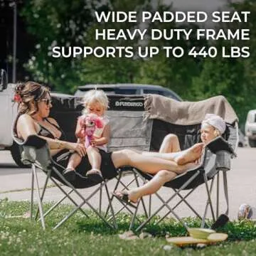FUNDANGO Double Camping Chair - Comfort for Two Outdoors