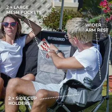 FUNDANGO Double Camping Chair - Comfort for Two Outdoors