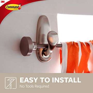 Command Large Metal Hook - Damage Free Hanging Solution