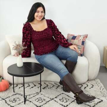 Hawkwell Extra Wide Calf Knee High Boots - Stylish & Comfortable