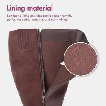 Hawkwell Extra Wide Calf Knee High Boots - Stylish & Comfortable