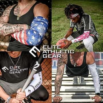 Elite Athletic Gear Faith Compression Arm Sleeve - Individual Size