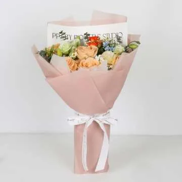 NESCCI Waterproof Flower Wrapping Paper - Elegant Bouquet Use