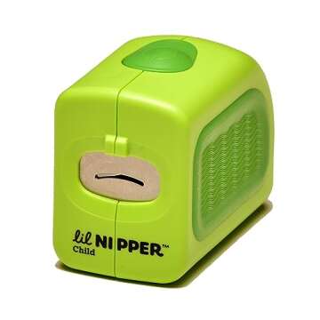 Lil Nipper Electric Nail Clipper with Catcher for Kids and Children. Safe Kids Nail Clippers. Safety Fingernail Trimmer for Kids, Baby Nail Clippers, Kids Nail Care, Kids Nail Filer