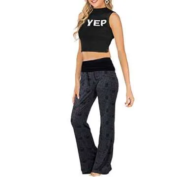 Gracyoga Comfy Pajama Pants for Stylish Comfort