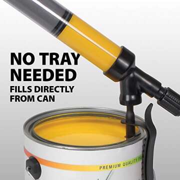 Wagner Spraytech HomeRight PaintStick EZ-Twist C800952.M Paint Roller Applicator, Interior Painting Tool, Holds Paint in Handle, 18 oz. Capacity