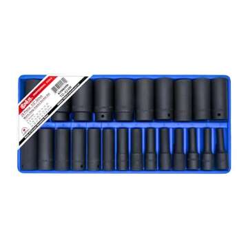 Genius Tools 25 Piece Deep Impact Socket Set TF-425MD