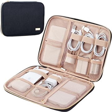 NISHEL Travel Cord Organizer Case for Tech Essentials
