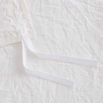 Vintage Linen Crinkle Duvet Set - Soft & Lightweight