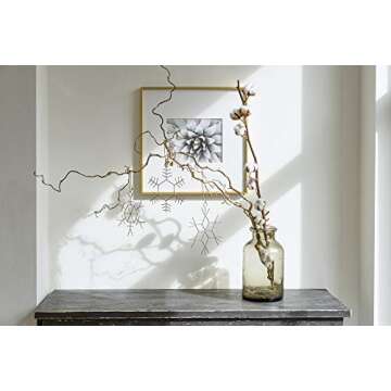 Set of 6 Brass Gold Snowflake Ornaments for Any Occasion