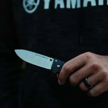 Cold Steel Ultimate Hunter 3.5" S35VN Razor-Sharp Blade 5" G-10 Easy-to-Grip Orange Handle Hunting Folding Knife with Tri-Ad Locking Mechanism