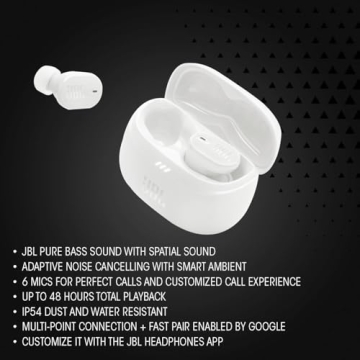 JBL Tune Buds 2 Wireless Earbuds with Noise Cancelling