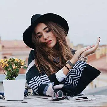 Adjustable Elastic Watch Band Compatible with Apple Watch 38mm 40mm 41mm, Nylon Stretchy Solo Loop Bracelet Women Replacement for iWatch Series SE/7/6/5/4/3/2/1 (Black White Rhombus, 38mm/40mm/41mm)