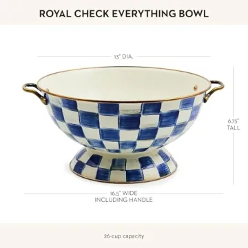 Mackenzie-Childs Enamel Bowl for Stylish Serving