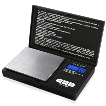 Precision Pocket Scale 1000g- Perfect for Cooking & Travel