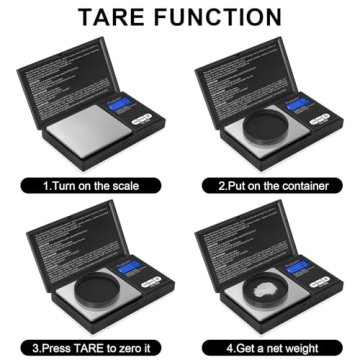 Precision Pocket Scale 1000g- Perfect for Cooking & Travel