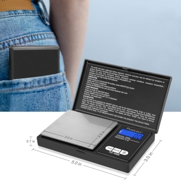 Precision Pocket Scale 1000g- Perfect for Cooking & Travel
