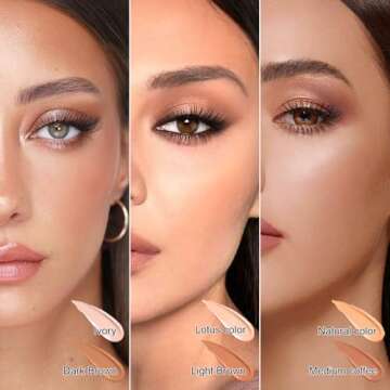 6 Colors Cream Contour Sticks Makeup Kit, Primer Face Highlighter Contouring for Beginners, Highligh...