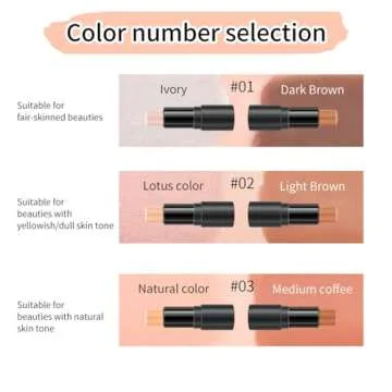 6 Colors Cream Contour Sticks Makeup Kit, Primer Face Highlighter Contouring for Beginners, Highlight and Contour Kit, Cream Concealer Makeup Blush Stick, Primer Face Corrector (SET B)