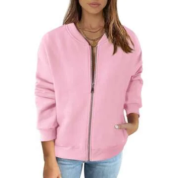 Women's Zip Up Sweatshirts with Pockets