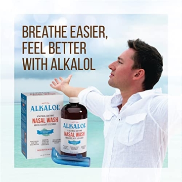 Alkalol Natural Soothing Nasal Wash Menthol 2 Piece Set