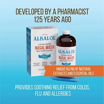 Alkalol Natural Soothing Nasal Wash Menthol 2 Piece Set