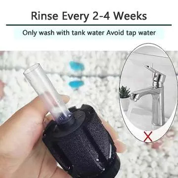 AQUANEAT 3 Pack Aquarium Bio Sponge Filter Breeding Fry Betta Shrimp Nano Fish Tank (Small up to 10Gal)