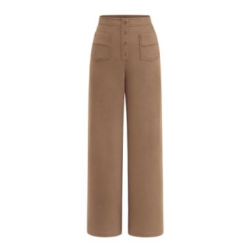 PRETTYGARDEN Dressy Casual Pants - Straight Leg, High Waisted Trousers