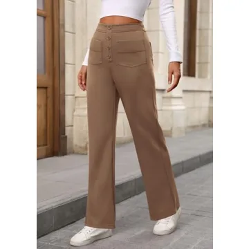 PRETTYGARDEN Women's Comfort Fit High Waisted Dress Pants