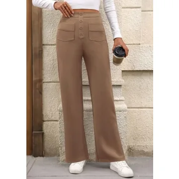 PRETTYGARDEN Women's Comfort Fit High Waisted Dress Pants