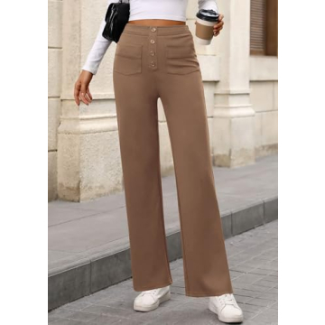 PRETTYGARDEN Women's Comfort Fit High Waisted Dress Pants