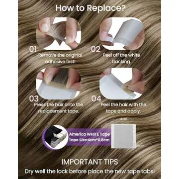 LaaVoo Human Hair Tape in Extensions Balayage Brown to Caramel Blonde with Brown Tape in Human Hair Extensions Tape in Hair Extensions Real Human Hair Skin Weft 20pcs 50g 16 Inch