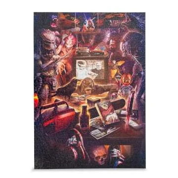 Monster Mayhem 1000-Piece Jigsaw Puzzle by Rachid Lotf | Fun Brain Teaser, Toys & Games | 28 x 20 Inches