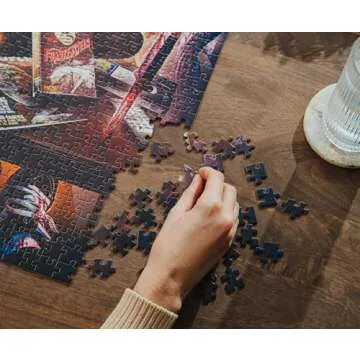 Monster Mayhem 1000-Piece Jigsaw Puzzle by Rachid Lotf | Fun Brain Teaser, Toys & Games | 28 x 20 Inches